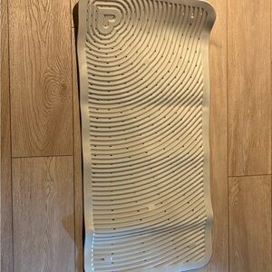 Non-Slip Cream Bath Mat